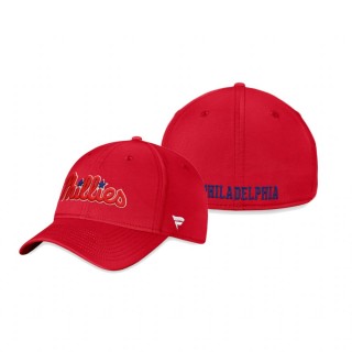 Philadelphia Phillies Red Core Flex Fanatics Branded Hat