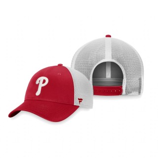 Philadelphia Phillies Red White Core Trucker Snapback Hat