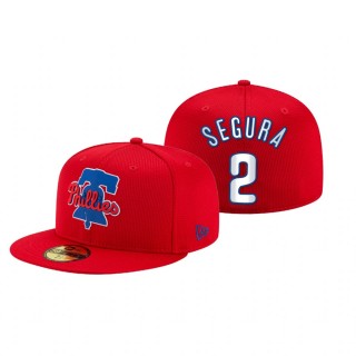 Phillies Jean Segura Red 2021 Clubhouse Hat