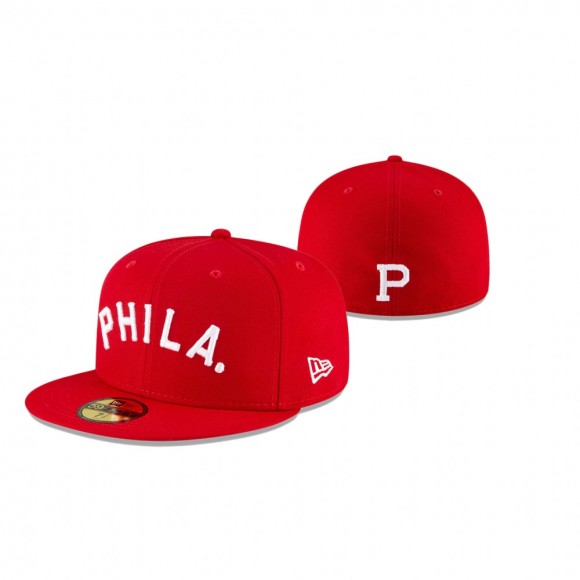 Phillies Red Ligature 59FIFTY Hat