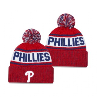 Philadelphia Phillies Red Marl Cuffed Knit Hat