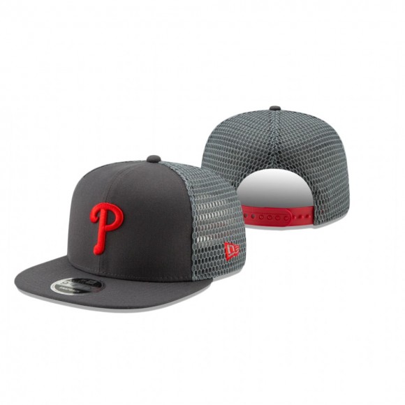 Philadelphia Phillies Graphite Mesh Fresh 9FIFTY Adjustable Hat
