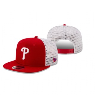 Philadelphia Phillies Red Mesh Fresh 9FIFTY Snapback Hat