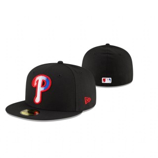 Phillies Black Ombre 59FIFTY Fitted Hat