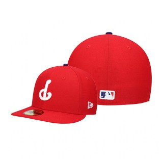 Phillies Upside Down 59FIFTY Fitted Red Hat
