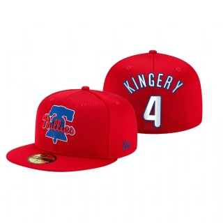 Phillies Scott Kingery Red 2021 Clubhouse Hat