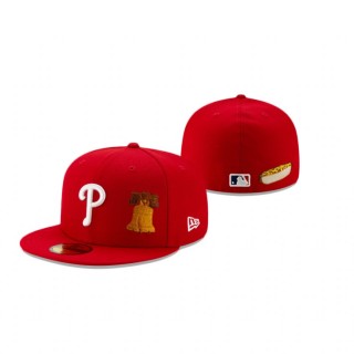 Phillies Red Team Describe 59Fifty Fitted Hat