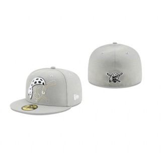 Pirates Elements Gray Tonal 59FIFTY Fitted Hat
