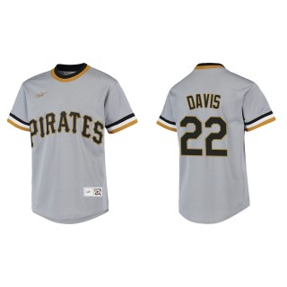 Youth Henry Davis Pirates Gray Cooperstown Collection Jersey
