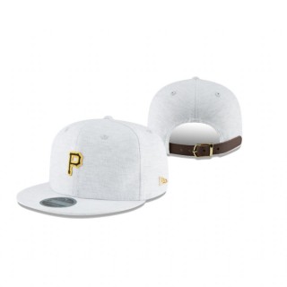 Pittsburgh Pirates Gray Micro Stitch 9Fifty Snapback Hat
