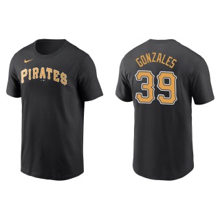 Nick Gonzales Pirates Black Name & Number T-Shirt