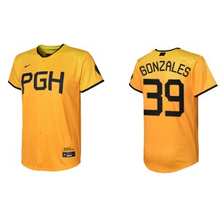 Youth Nick Gonzales Pirates Gold City Connect Replica Jersey