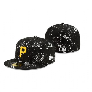 Pirates Black Splatter Hat