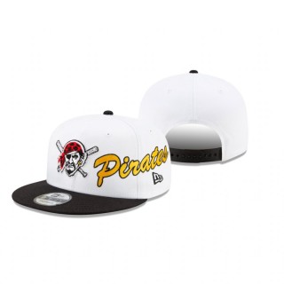 Pittsburgh Pirates White Vintage 9FIFTY Snapback Hat