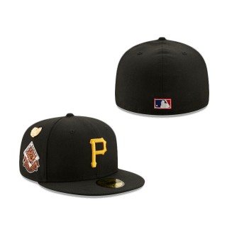 Pittsburgh Pirates 1960 Logo History Fitted Hat