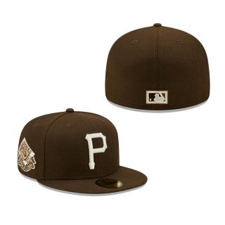 Pittsburgh Pirates 1960 World Series Cream Undervisor 59FIFTY Fitted Hat Brown