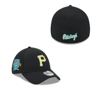 Pittsburgh Pirates Black 2023 MLB Father's Day 39THIRTY Flex Hat