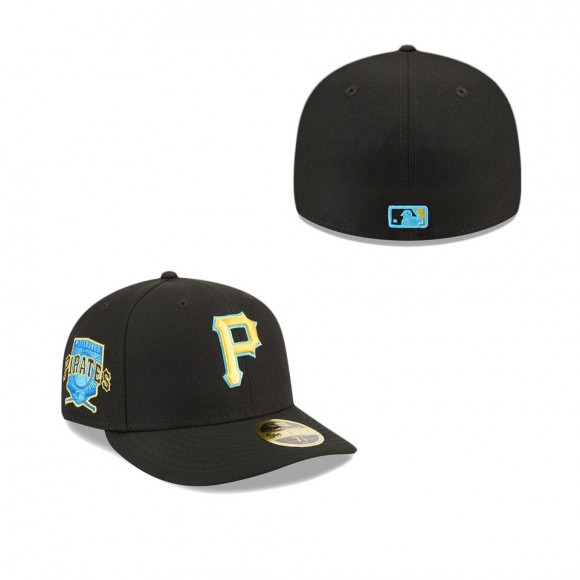 Pittsburgh Pirates Black 2023 MLB Father's Day Low Profile 59FIFTY Fitted Hat