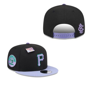 Pittsburgh Pirates Black Purple Grape Big League Chew Flavor Pack 9FIFTY Snapback Hat
