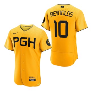 Pittsburgh Pirates Bryan Reynolds Gold City Connect Authentic Player Jersey