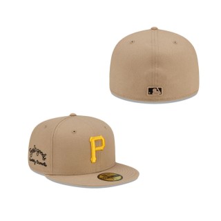 Pittsburgh Pirates Camel 59FIFTY Fitted Hat