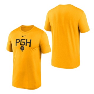Pittsburgh Pirates Gold City Connect Large Logo T-Shirt
