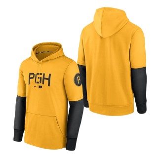 Pittsburgh Pirates Gold City Connect Pregame Performance Pullover Hoodie