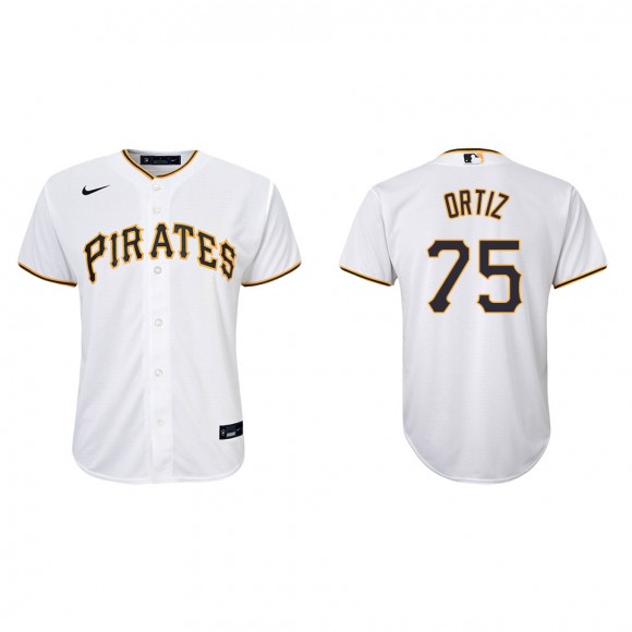 Youth Pittsburgh Pirates Luis Ortiz White Replica Home Jersey