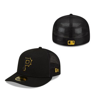 Pittsburgh Pirates 2022 Batting Practice Low Profile 59FIFTY Fitted Hat Black