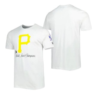 Men's Pittsburgh Pirates White Historical Championship T-Shirt