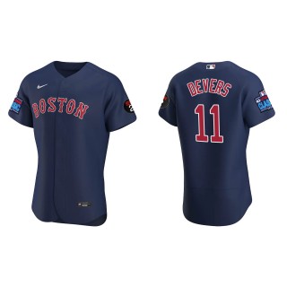 Rafael Devers Boston Red Sox Navy 2022 Little League Classic Alternate Authentic Jersey