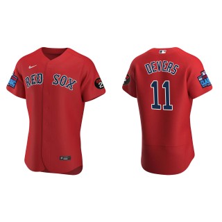 Rafael Devers Boston Red Sox Red 2022 Little League Classic Alternate Authentic Jersey
