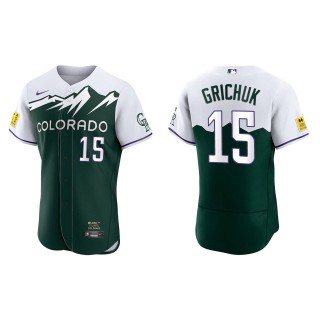 Randal Grichuk Colorado Rockies Green 2022 City Connect Authentic Jersey