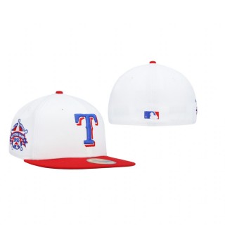 Texas Rangers White Red 1995 All-Star Game Two-Tone Hat