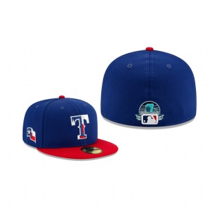 Rangers 2020 Spring Training Royal Red 59FIFTY Fitted Hat