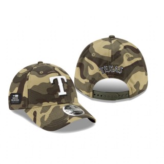 Texas Rangers Camo 2021 Armed Forces Day 9FORTY Hat