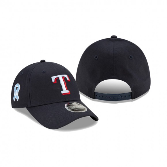 Texas Rangers Royal 2021 Father's Day 9FORTY Adjustable Hat