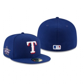 Rangers Royal 2021 MLB All-Star Game Workout Sidepatch 59FIFTY Hat