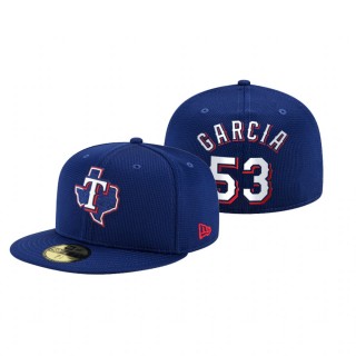 Rangers Adolis Garcia Royal 2021 Clubhouse Hat