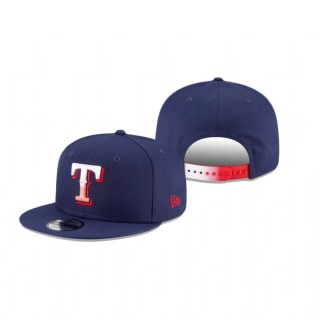 Texas Rangers Navy Americana Fade 9FIFTY Snapback Hat
