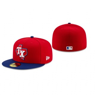 Rangers Authentic Collection Red Royal 2020 Alternate 59FIFTY Fitted Hat