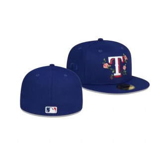 Rangers Bloom Blue 59FIFTY Fitted Hat