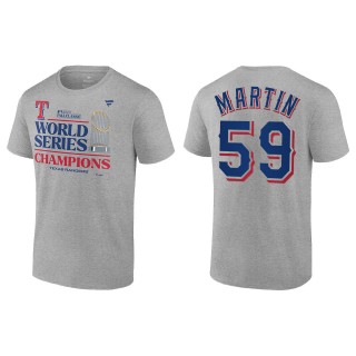 Rangers Brett Martin Gray 2023 World Series Champions T-Shirt