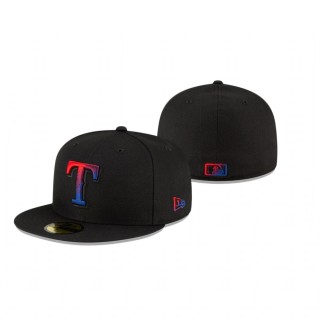 Rangers Color Dim Black 59FIFTY Fitted Cap