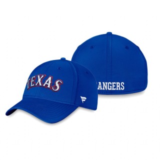 Texas Rangers Royal Core Flex Hat