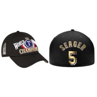 Rangers Corey Seager Black 2023 World Series Champions Hat
