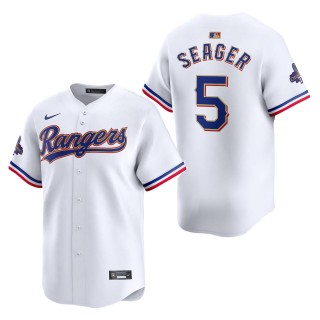 Texas Rangers Corey Seager White 2024 Gold Collection Limited Player Jersey