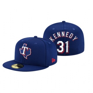 Rangers Ian Kennedy Royal 2021 Clubhouse Hat