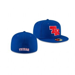 Rangers Blue Ligature 59FIFTY Fitted Hat