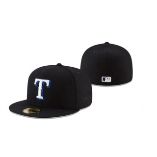 Rangers Black Melton Wool 59Fifty Fitted Hat